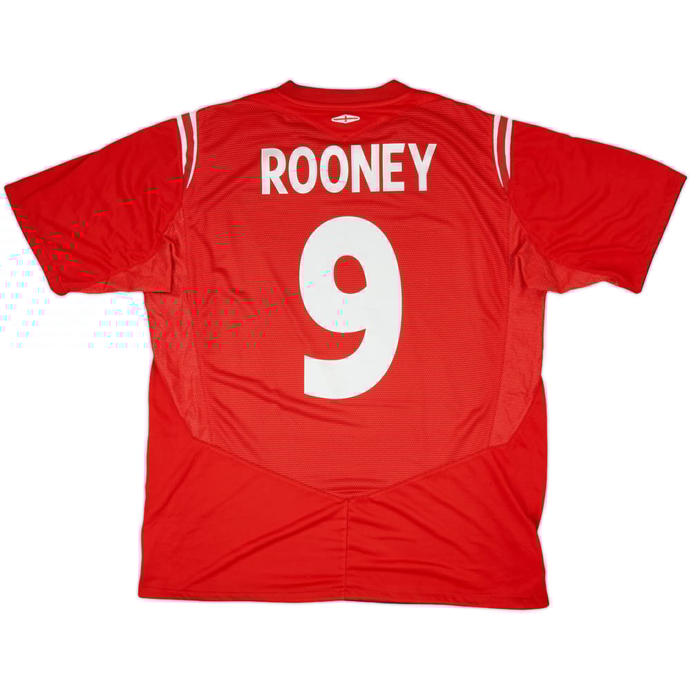 2004-06 England Away Shirt Rooney #9 - 6/10 - (XL)