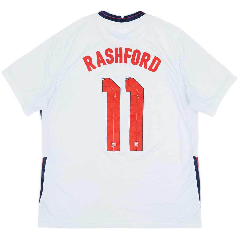 2020-22 England Home Shirt Rashford #11 - 4/10 - (XL.Boys)