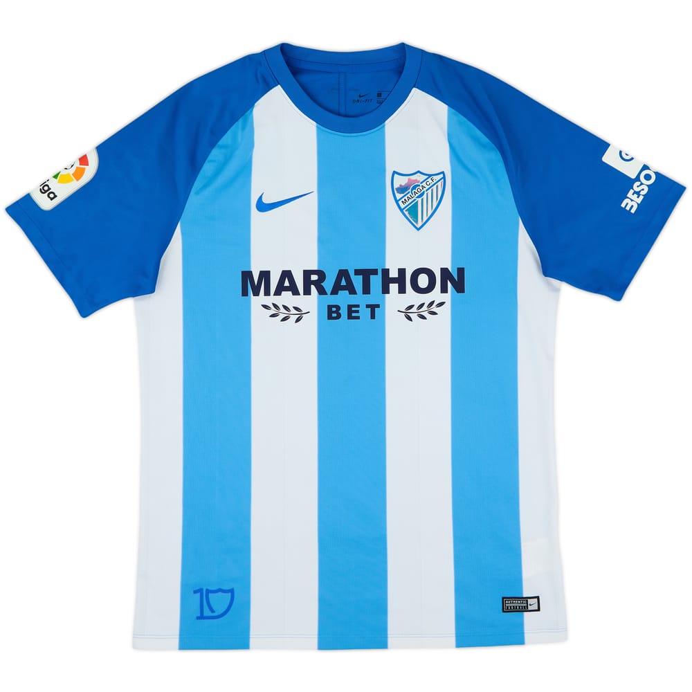 2017-18 Malaga Home Shirt - 8/10 - (L)