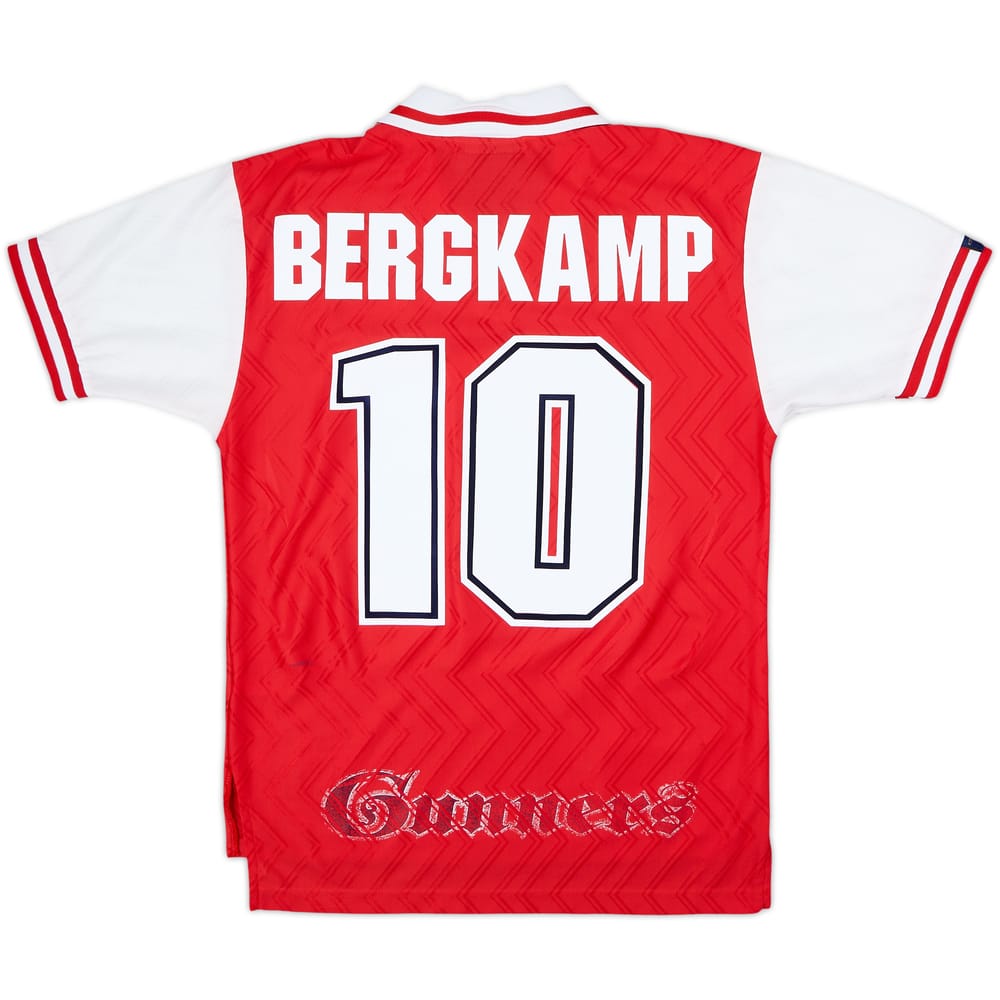 1996-98 Arsenal Home Shirt Bergkamp #10 - 7/10 - (S)