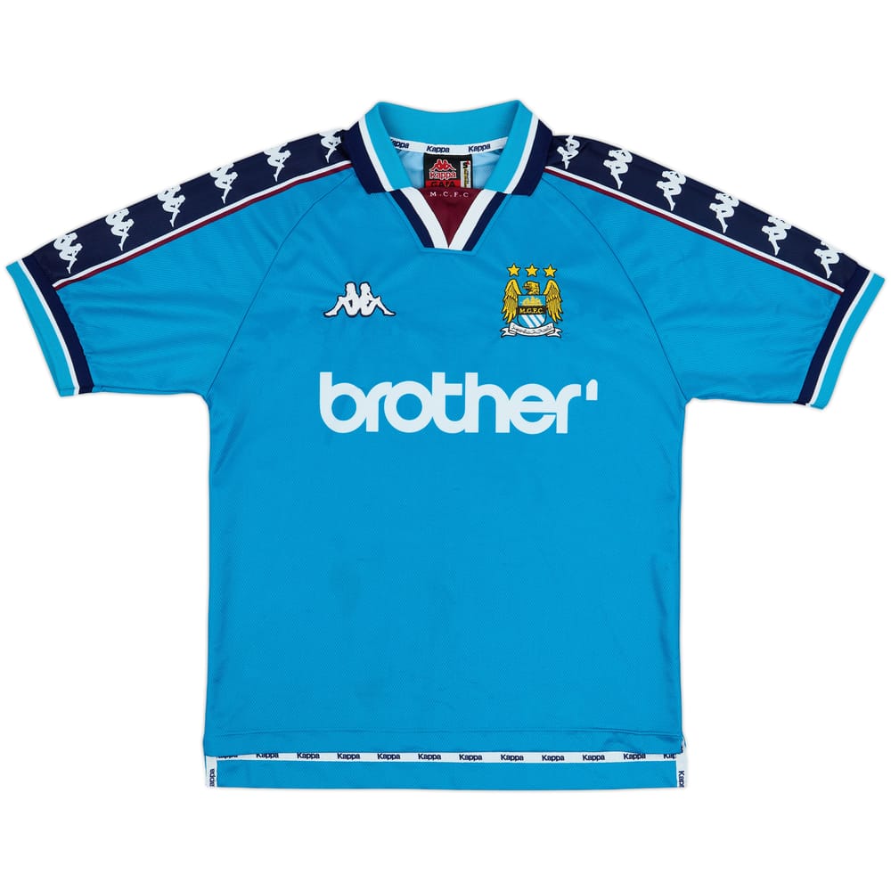 1997-99 Manchester City Home Shirt - 7/10 - (S)