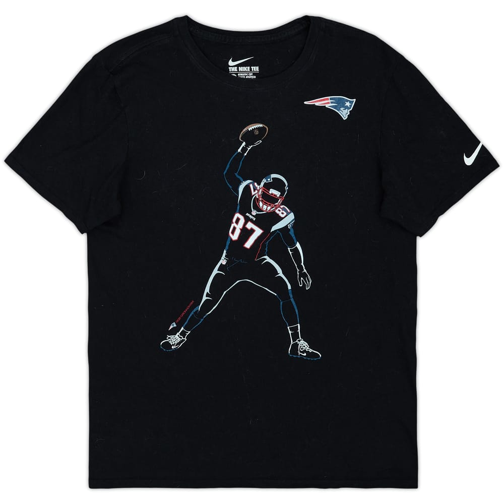 2016 New England Patriots Gronkowski Nike Tee - 7/10 - (S)