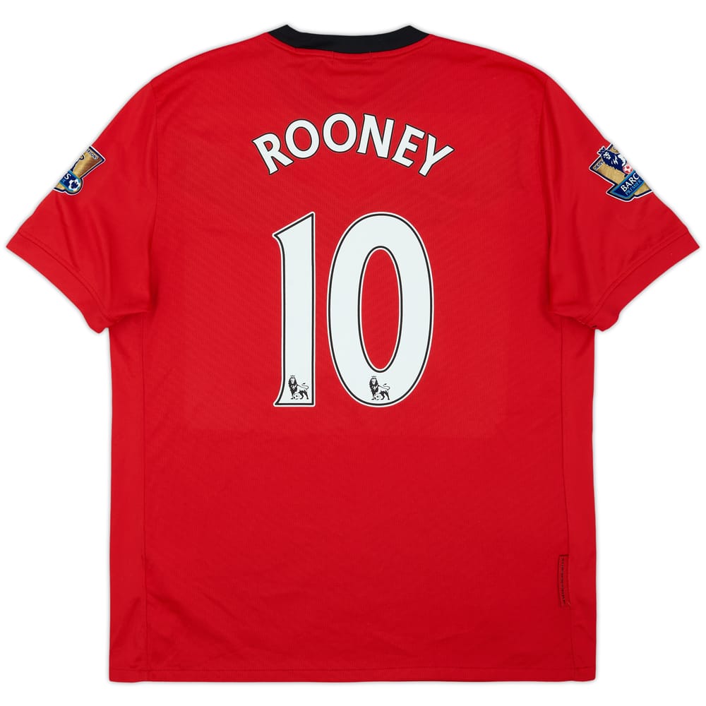 2009-10 Manchester United Camiseta Local Rooney #10 - 8/10 - (L)