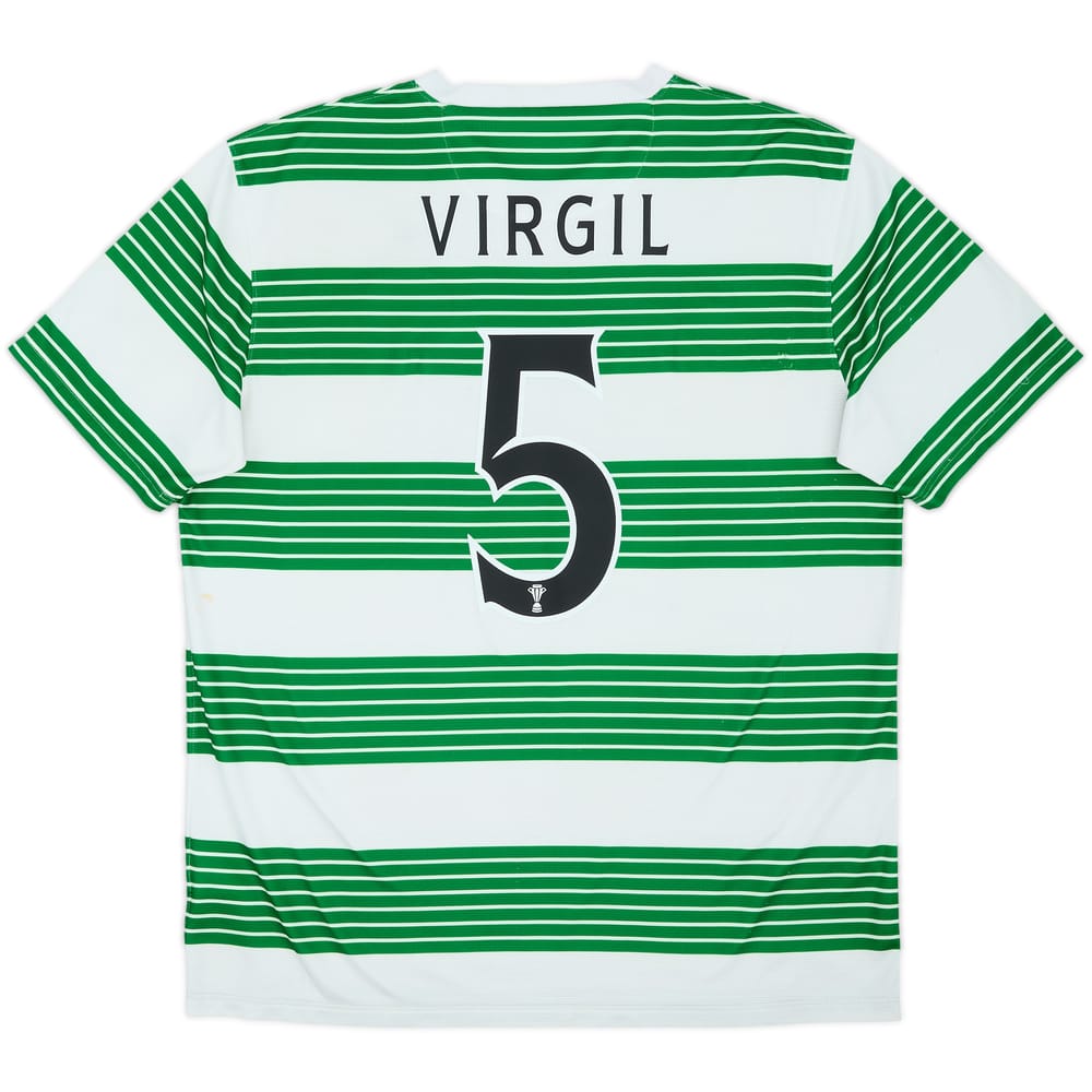 Camiseta de local del Celtic 2013-15 Virgil #5 - 5/10 - (L)