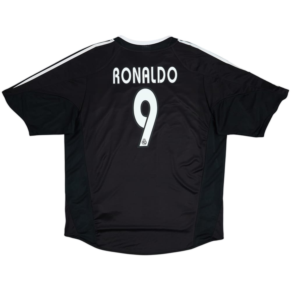 2004-05 Real Madrid Away Shirt Ronaldo #9 - 9/10 - (XL)
