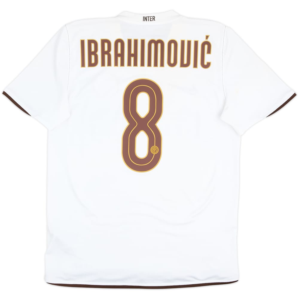 2008-09 Inter Milan Away Shirt Ibrahimovic #8 - 6/10 - (M)
