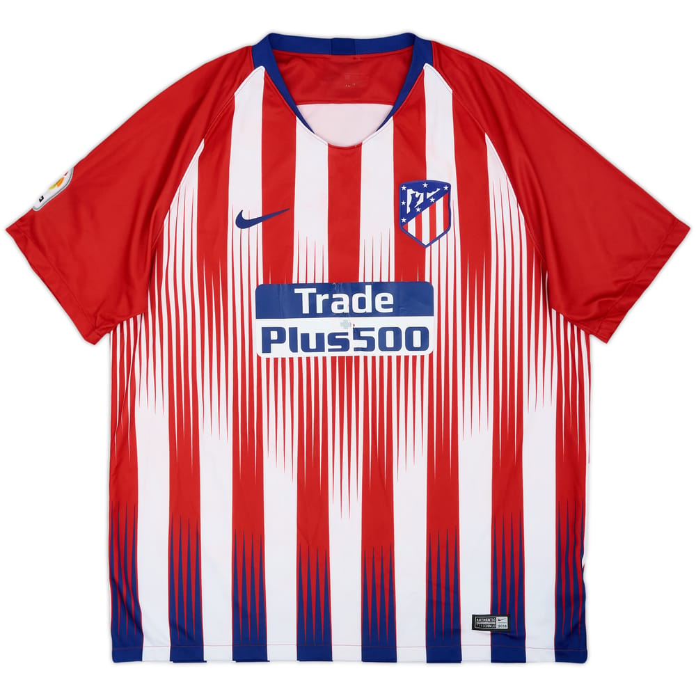 2018-19 Atletico Madrid Home Shirt - 4/10 - (M)