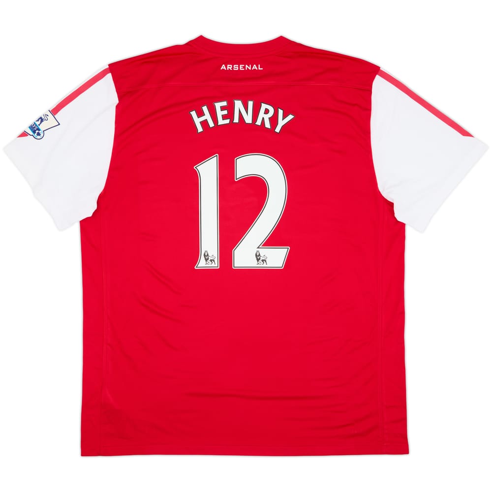 2011-12 Arsenal Home Shirt Henry #12 - 8/10 - (XXL)