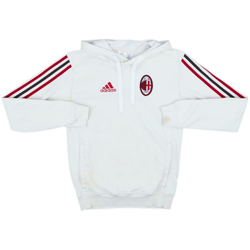 2017-18 AC Milan adidas Hooded Sweat Top - 5/10 - (XS)