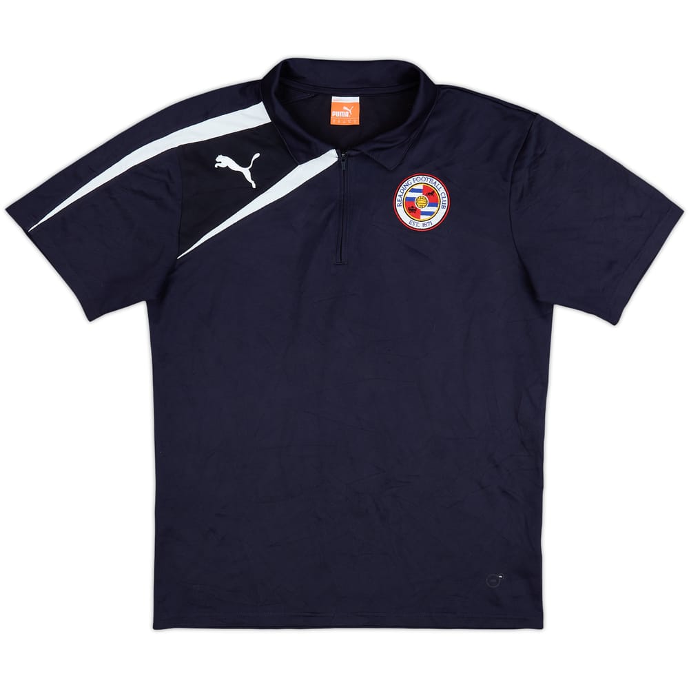 2013-14 Reading Puma 1/4 Zip Polo Shirt - 8/10 - (M)