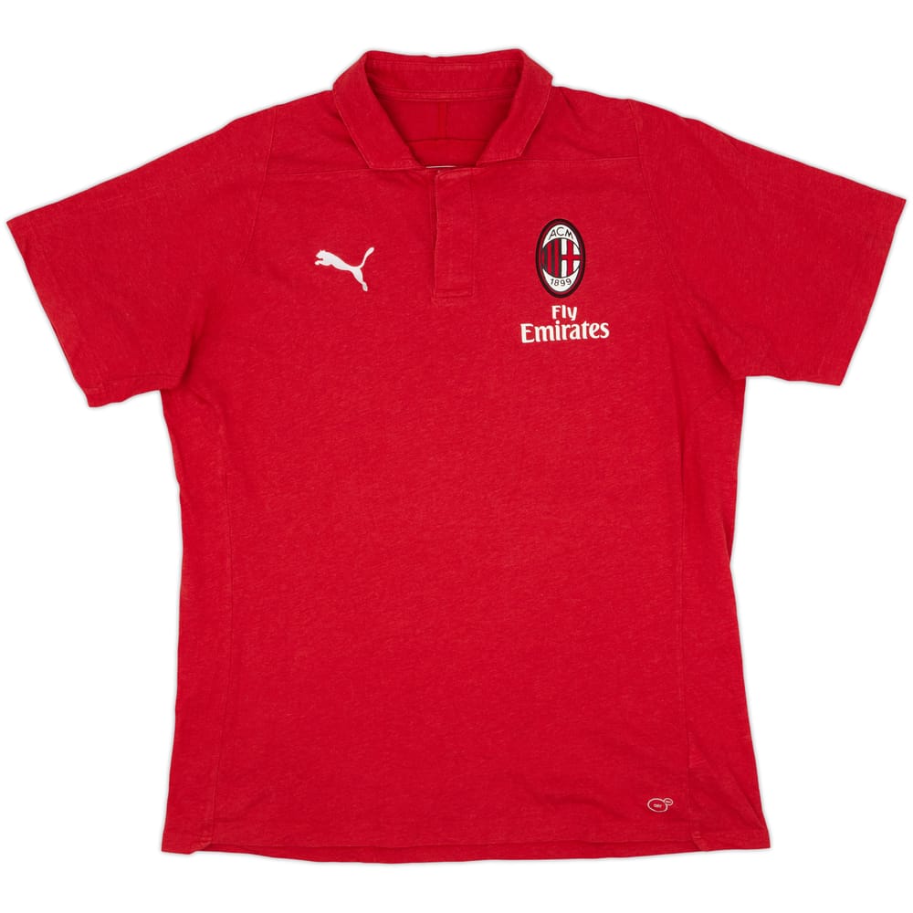 2018-19 AC Milan Puma Polo Shirt - 8/10 - (XL)