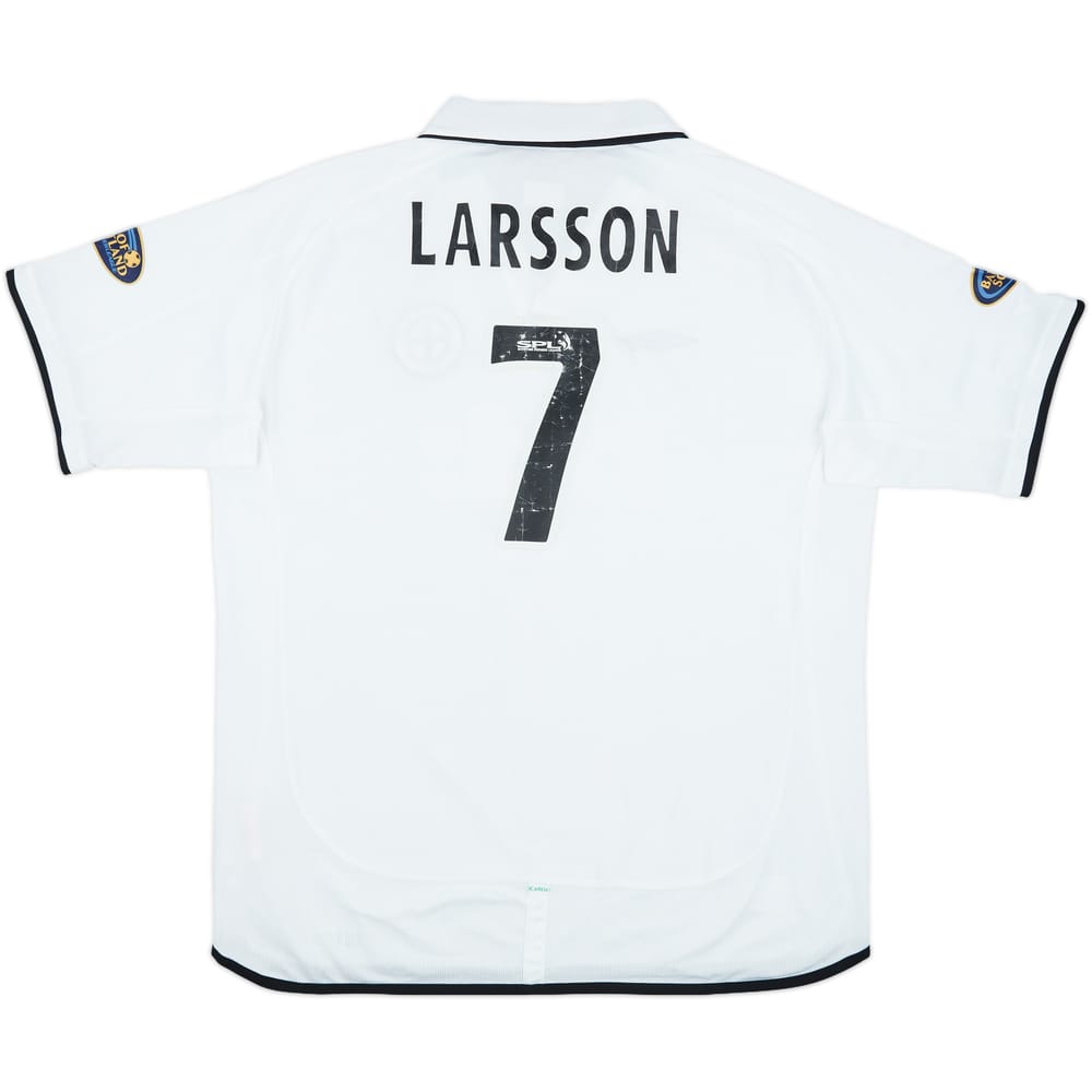 2001-02 Celtic Away Shirt Larsson #7 - 6/10 - (XXL)