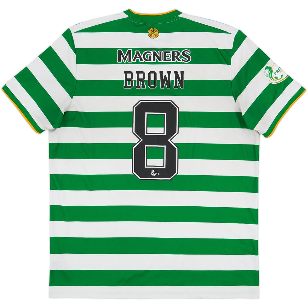 2020-21 Celtic Home Shirt Brown #8 - 6/10 - (XL)