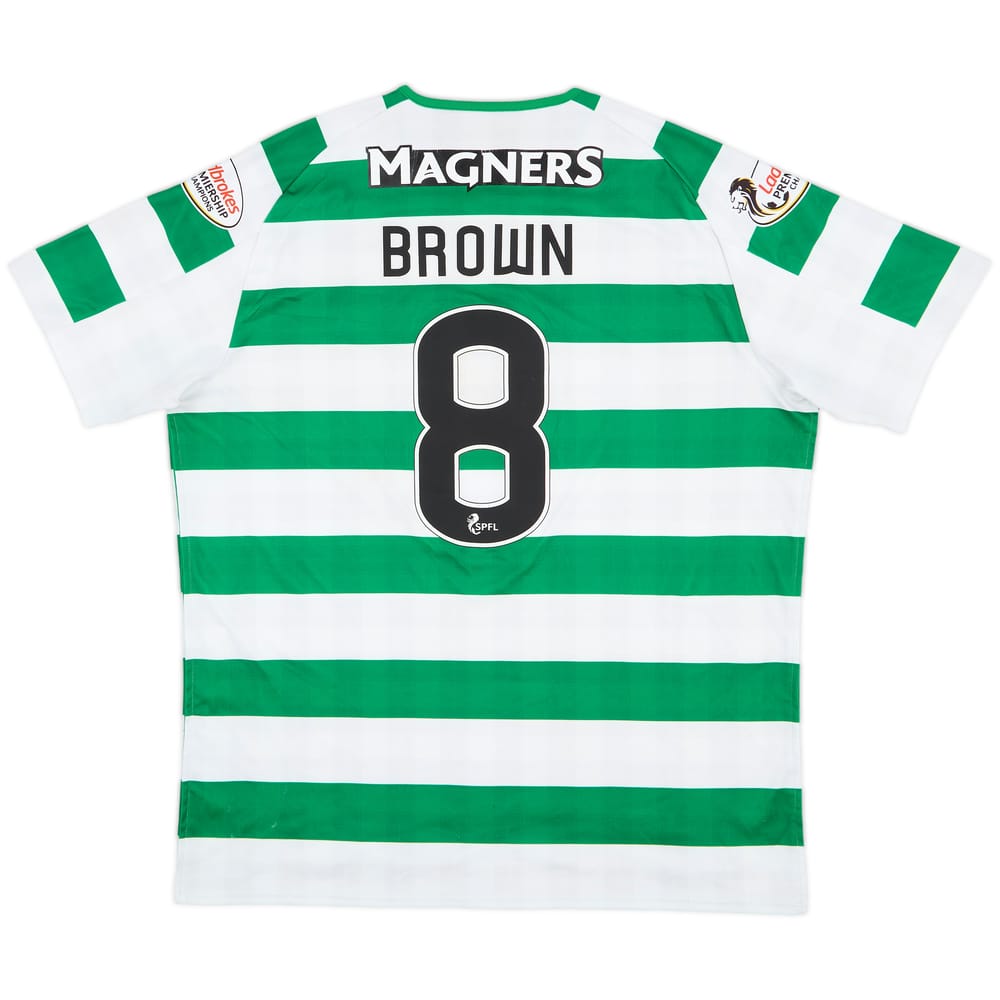 2018-19 Celtic Home Shirt Brown #8 - 6/10 - (XL)