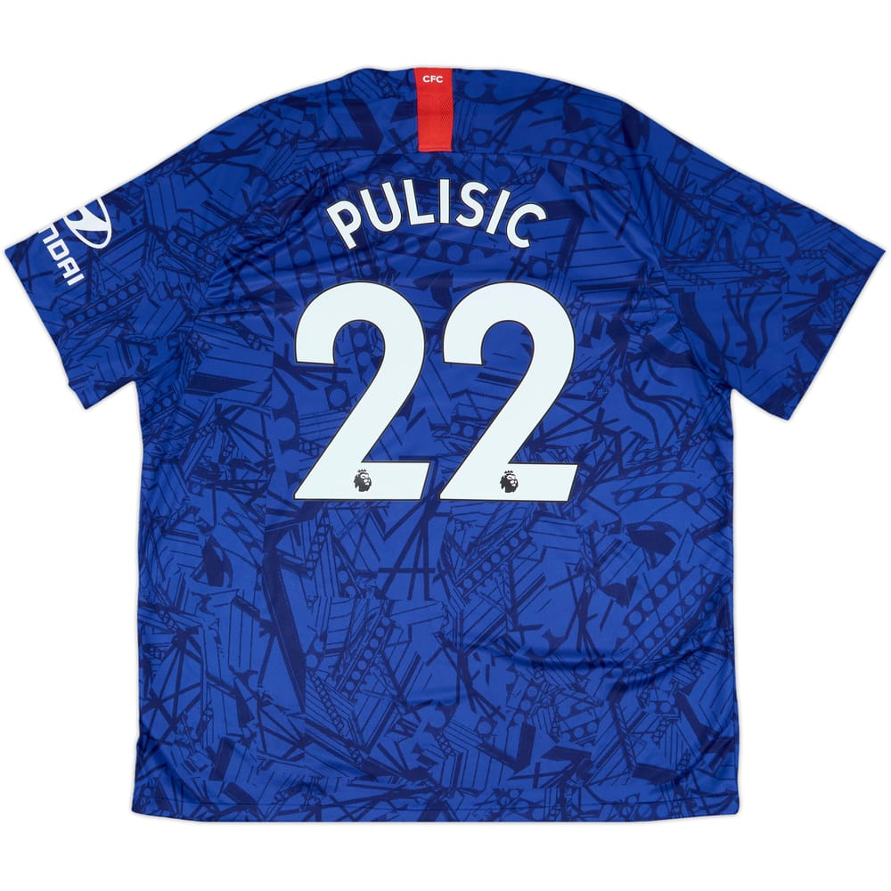 2019-20 Chelsea Home Shirt Pulisic #22 - 9/10 - (XXL)