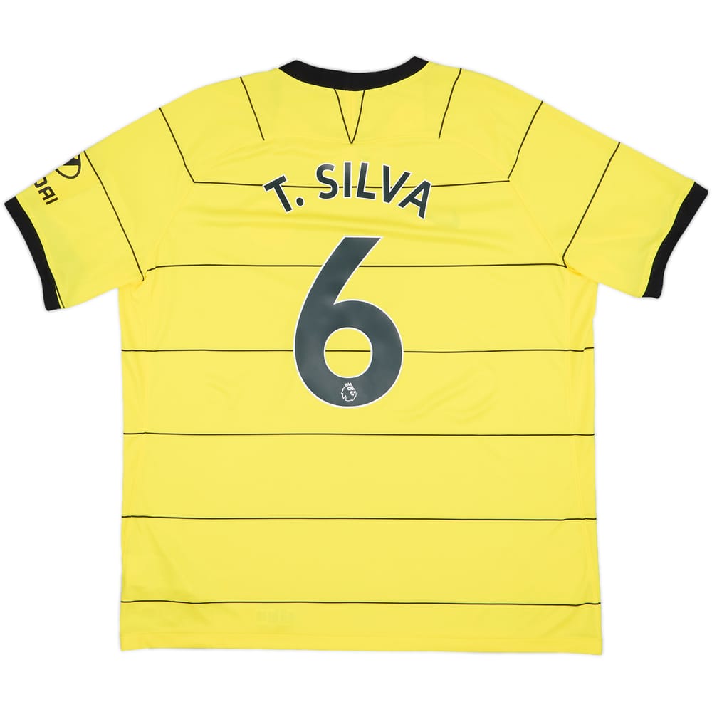 2021-22 Chelsea Away Shirt T.Silva #6 - 8/10 - (XXL)