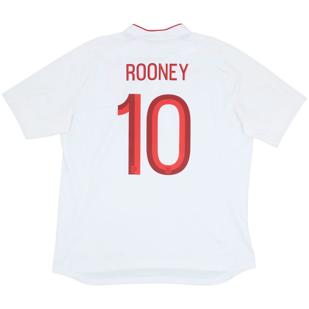 2012-13 England Home Shirt Rooney #10 - 7/10 - (XL)