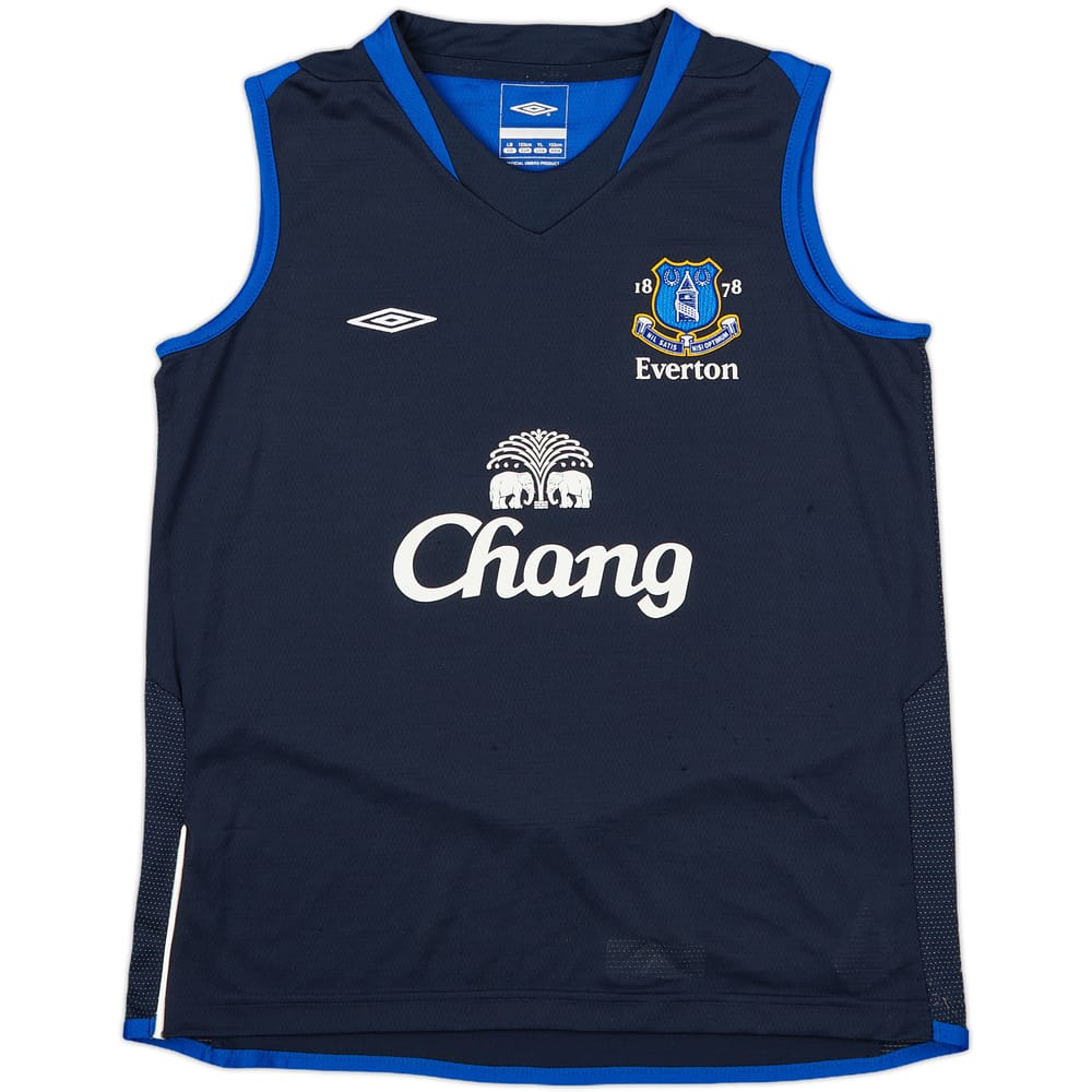 2005-06 Everton Umbro Training Vest - 9/10 - (L.Boys)