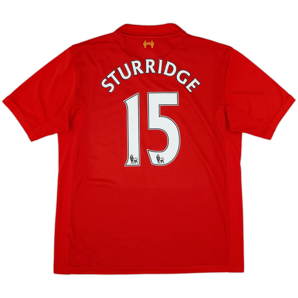 2012-13 Liverpool Home Shirt Sturridge #15 - 7/10 - (XL)
