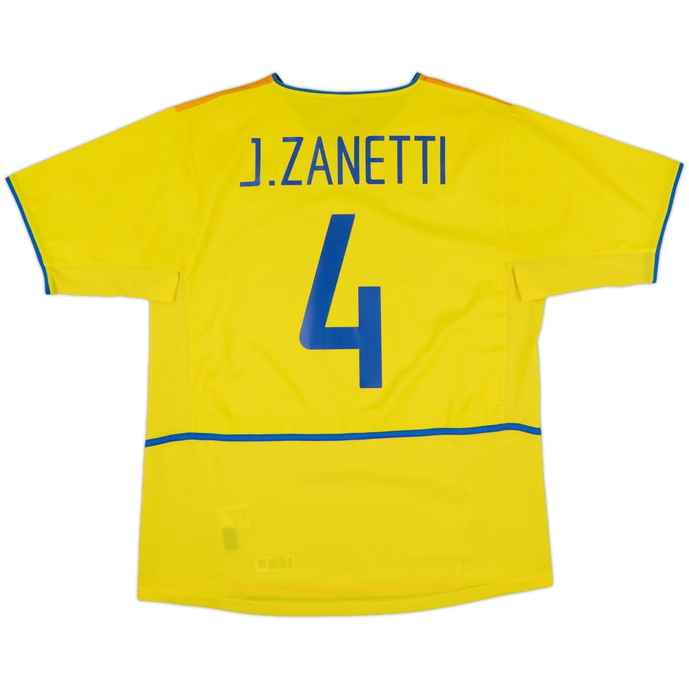 2002-03 Inter Milan Third Shirt J.Zanetti #4 - 8/10 - (L)