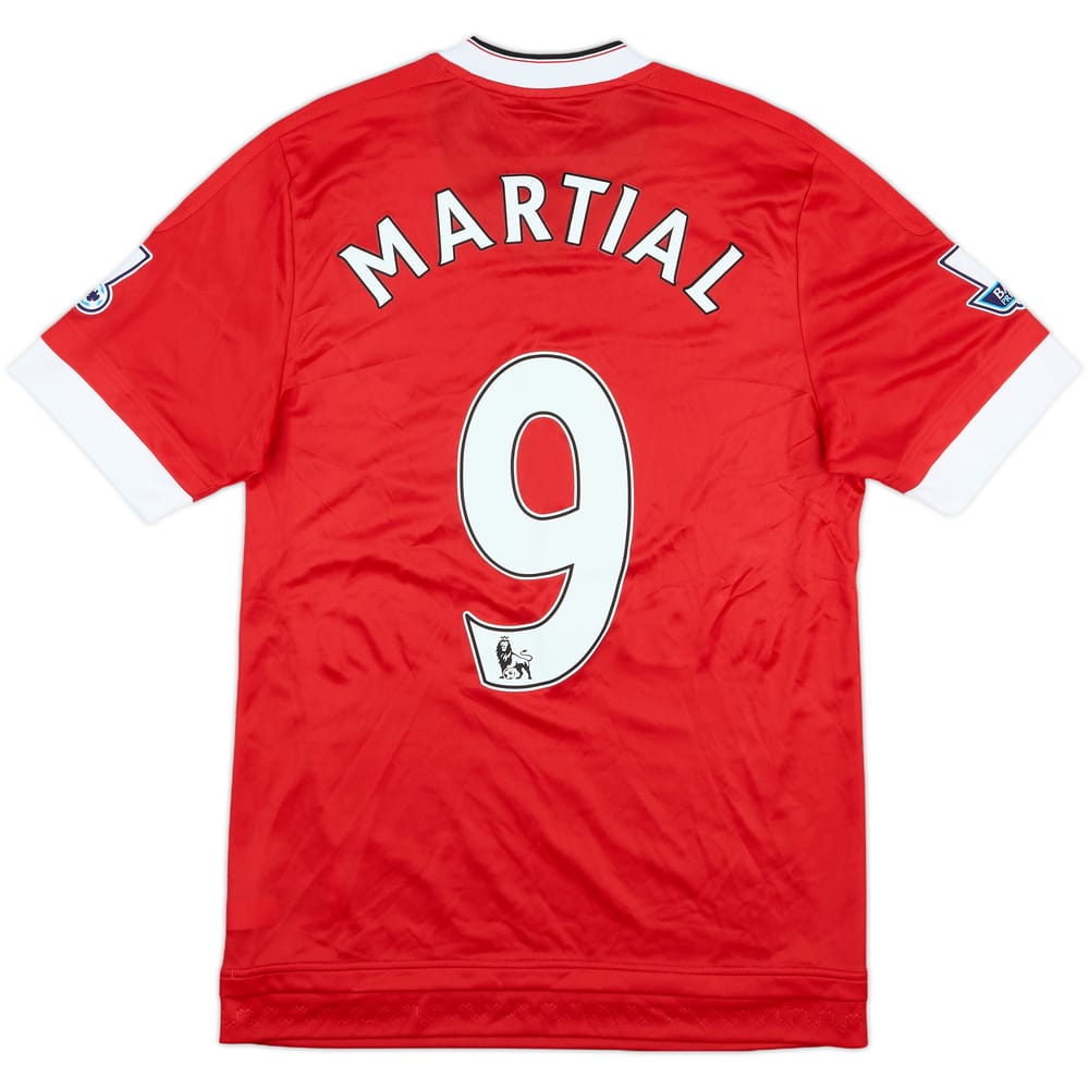 2015-16 Manchester United Match Issue Home Shirt Martial #9