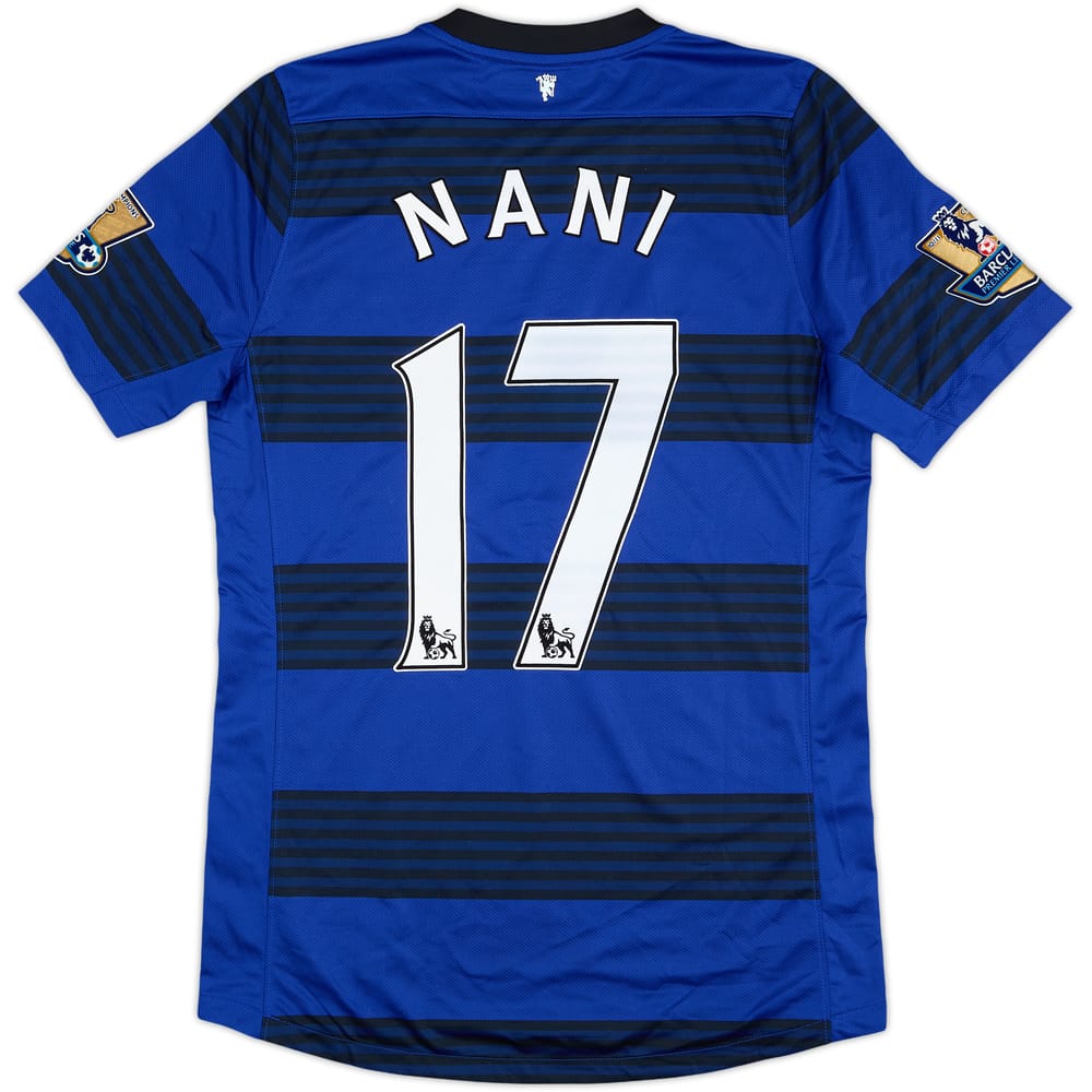 2011-12 Manchester United Match Issue Away Shirt Nani #17
