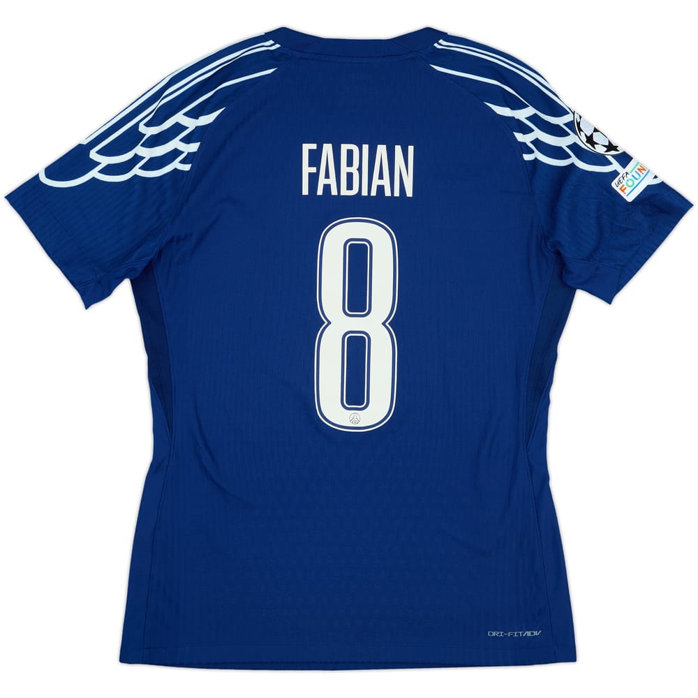 2024-25 Paris Saint-Germain Match Issue Champions League Fourth Shirt Fabian #8