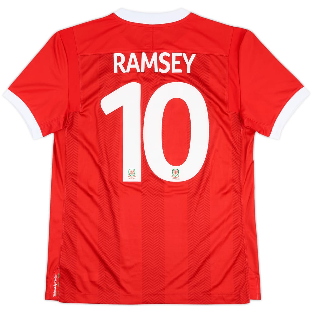 2011 Wales Match Issue Home Shirt Ramsey #10