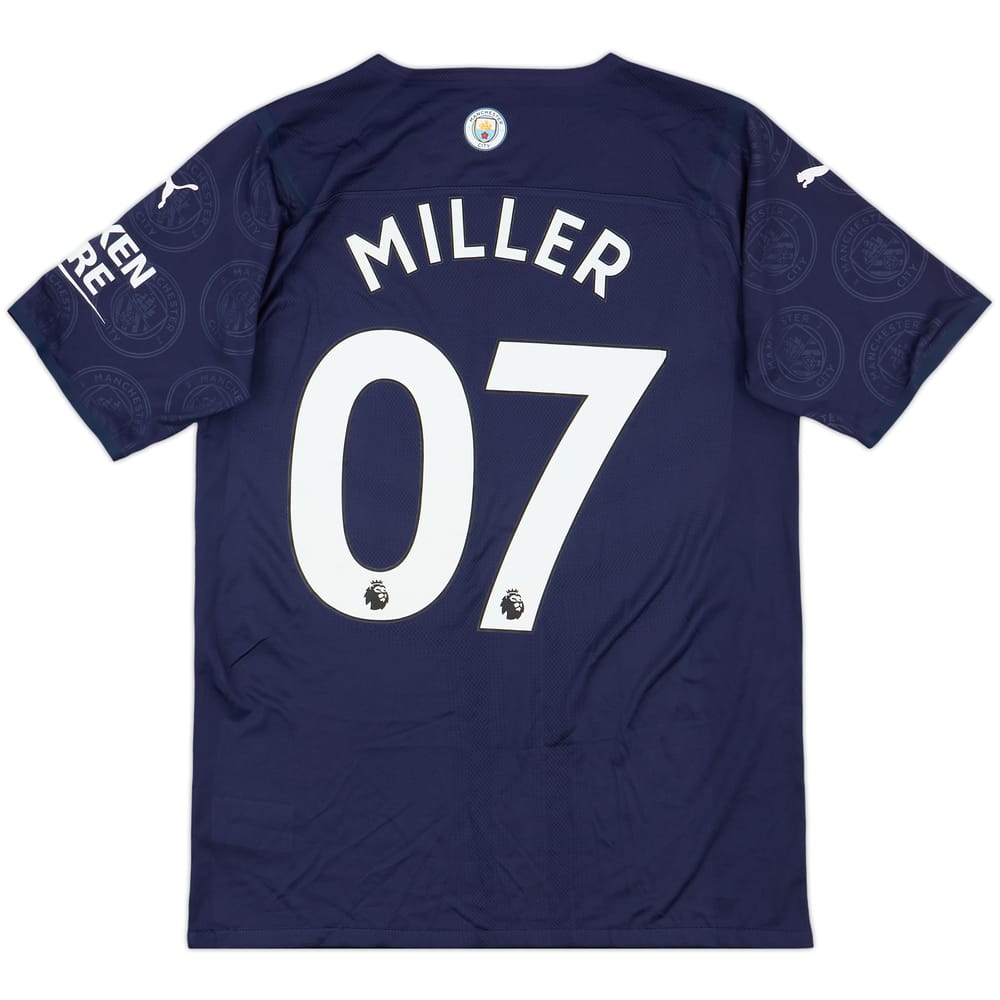 2021-22 Manchester City Authentic Third Shirt Miller #07 - 9/10 - (M)