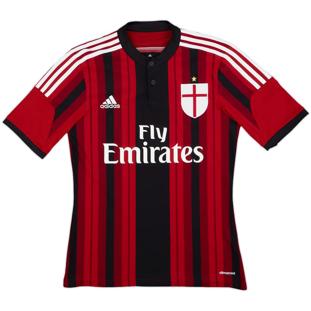 2014-15 AC Milan Home Shirt - 6/10 - (S)