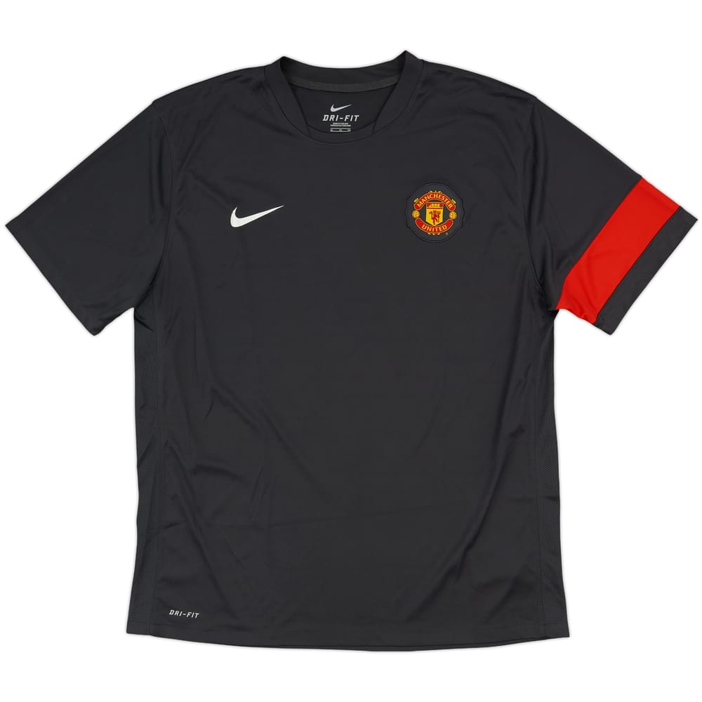 2010-11 Manchester United Nike Training Shirt - 7/10 - (XL)