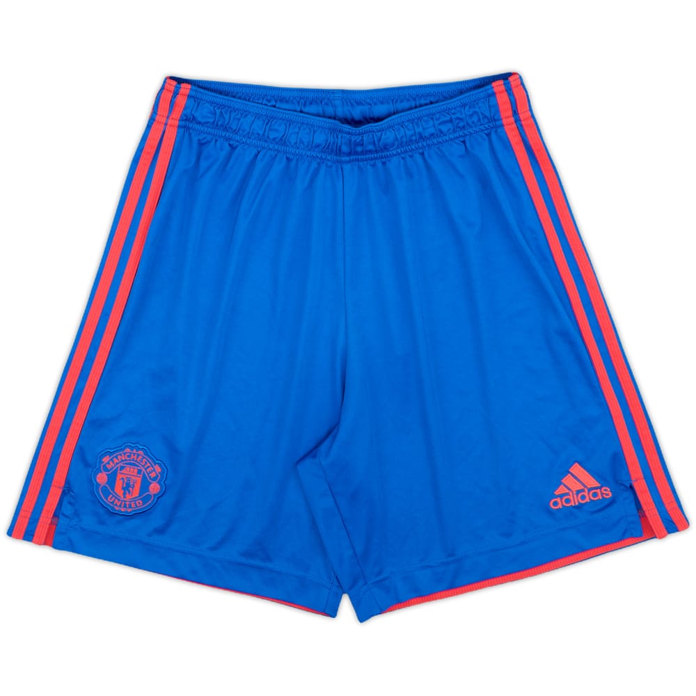 2021-22 Manchester United adidas Training Shorts - 9/10 - (M)