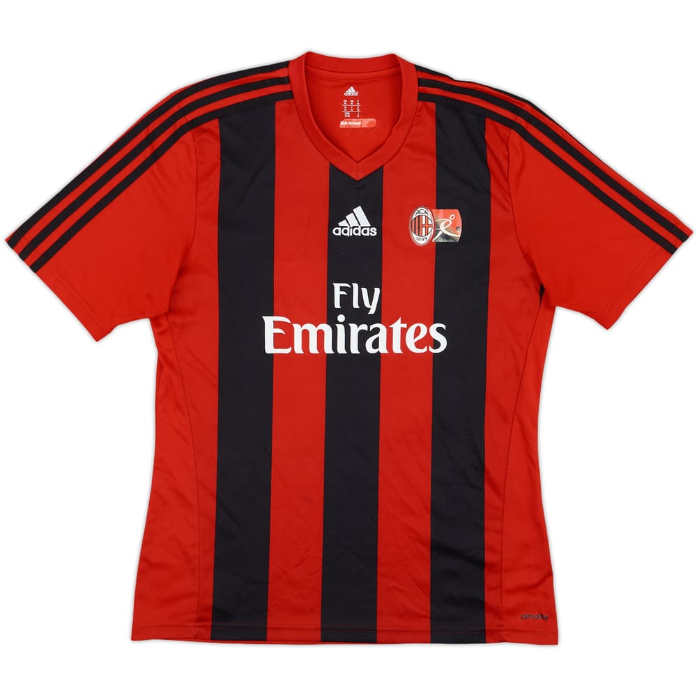 2013-14 AC Milan adidas Youth Academy Home Shirt - 7/10 - (M)