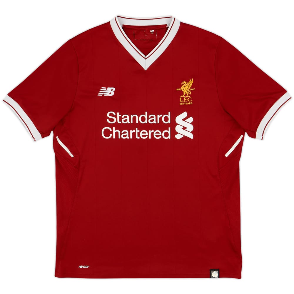 2017-18 Liverpool 125 Years Home Shirt - 7/10 - (XL.Boys)