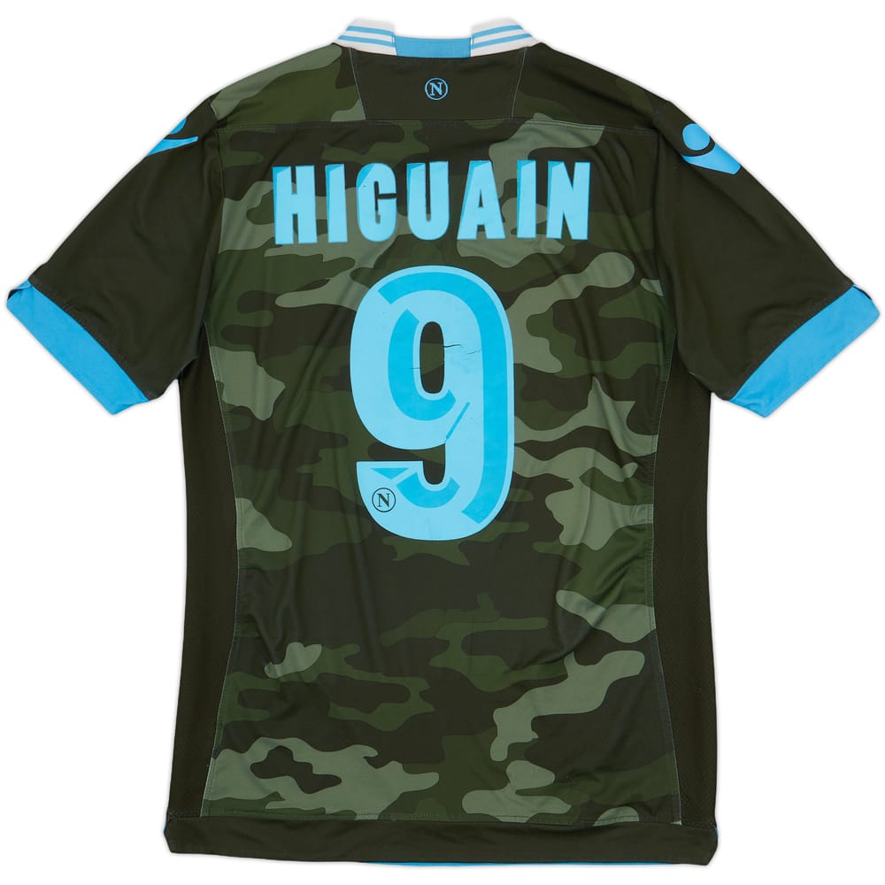 2013-14 Napoli Away Shirt Higuain #9 - 6/10 - (L)