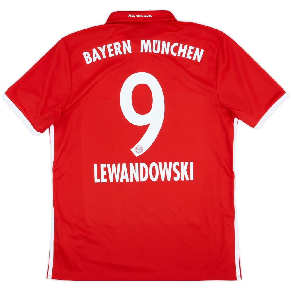2016-17 Bayern Munich Home Shirt Lewandowski #9 - 6/10 - (M)