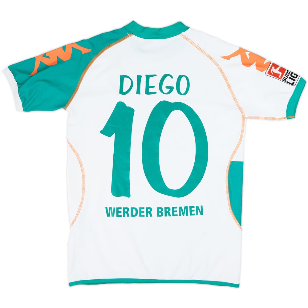 2006-07 Werder Bremen Home Shirt Diego #10 - 7/10 - (S)