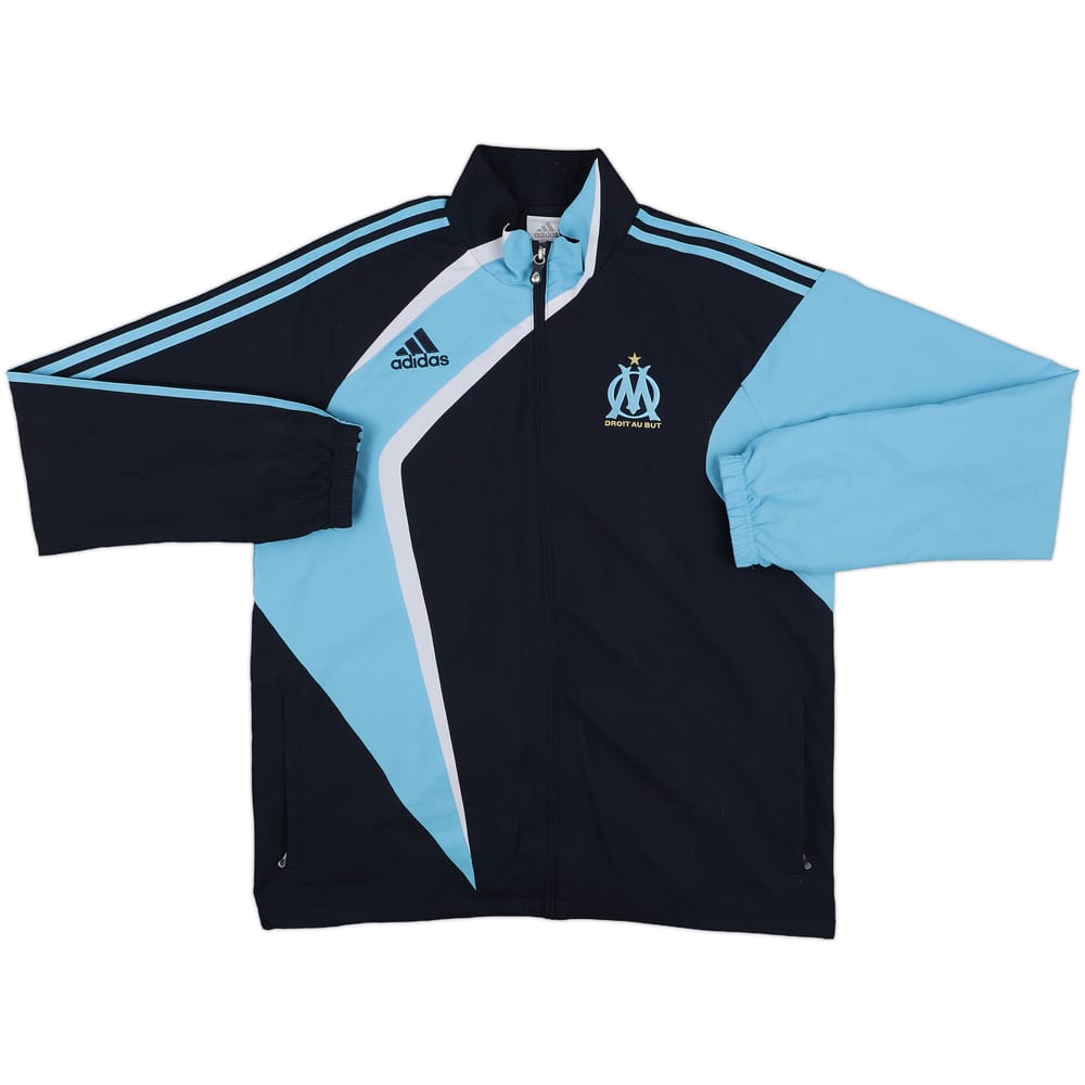 2009-10 Olympique Marseille adidas Track Jacket - 8/10 - (L)
