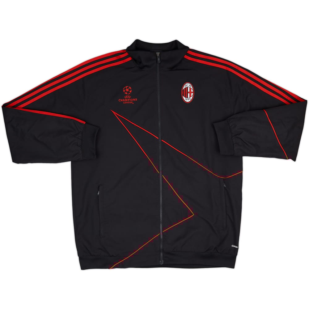 2009-10 AC Milan adidas CL Track Jacket - 9/10 - (L)