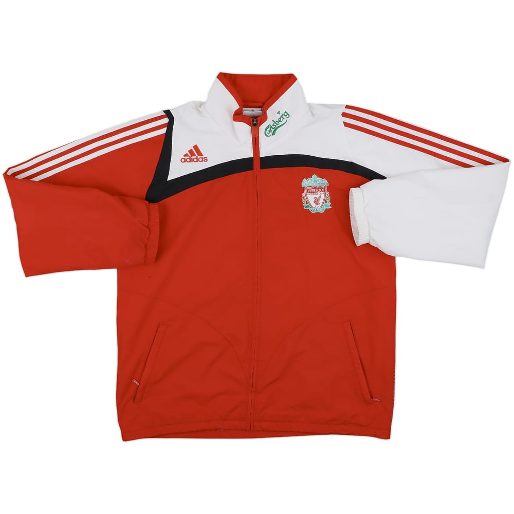 2008-09 Liverpool adidas Track Jacket - 8/10 - (L)