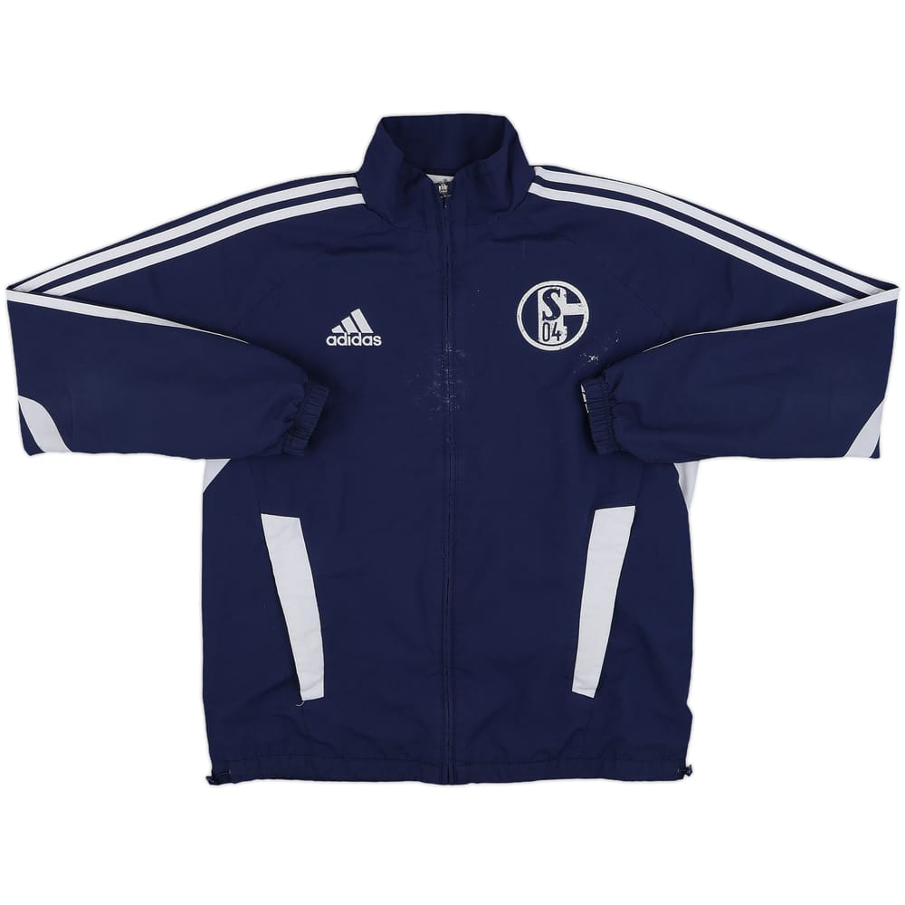 2010-11 Schalke adidas Track Jacket - 5/10 - (S)