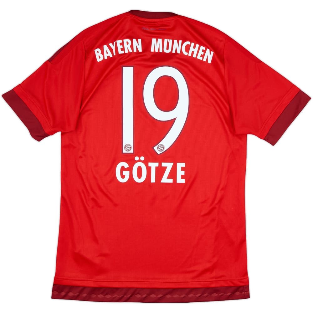 2015-16 Bayern Munich Home Shirt Gotze #19 - 8/10 - (M)