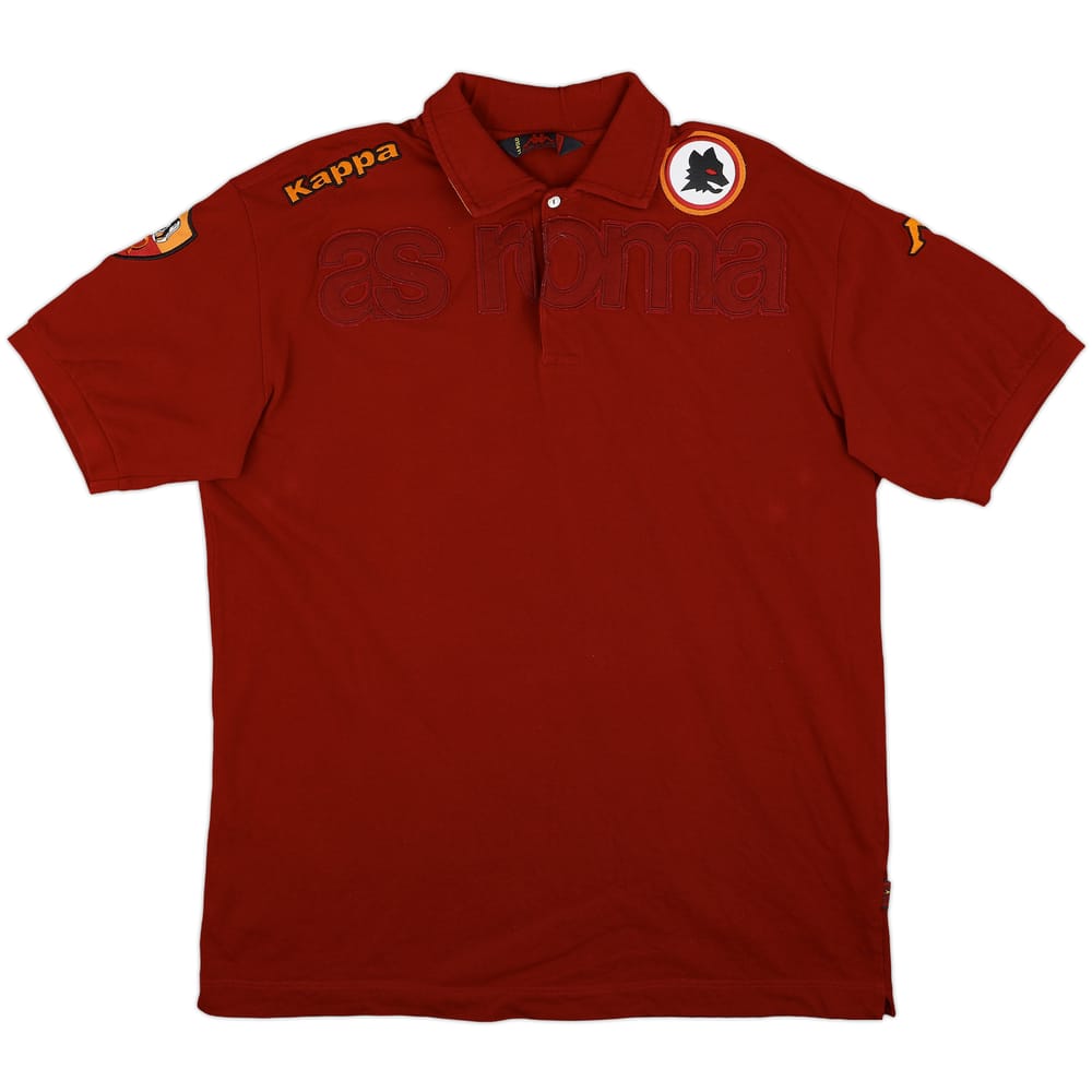 2007-08 Roma Kappa Polo Shirt - 9/10 - (XXL)