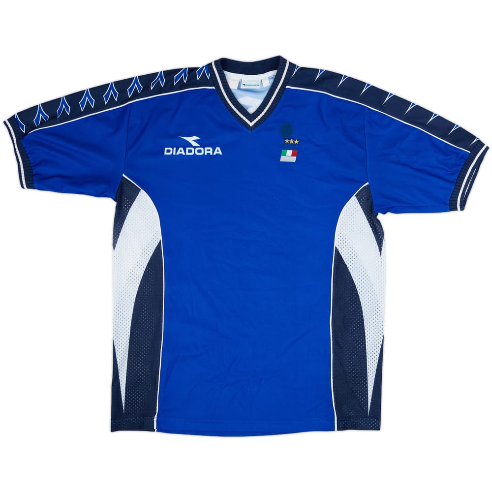 1992-94 Italy FIGC Diadora Training Shirt - 8/10 - (XL)