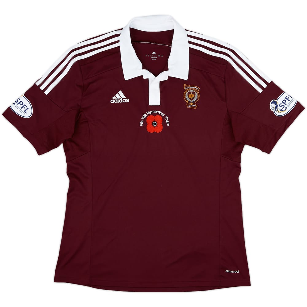 2014-15 Hearts 'Poppy' Home Shirt - 8/10 - (L)
