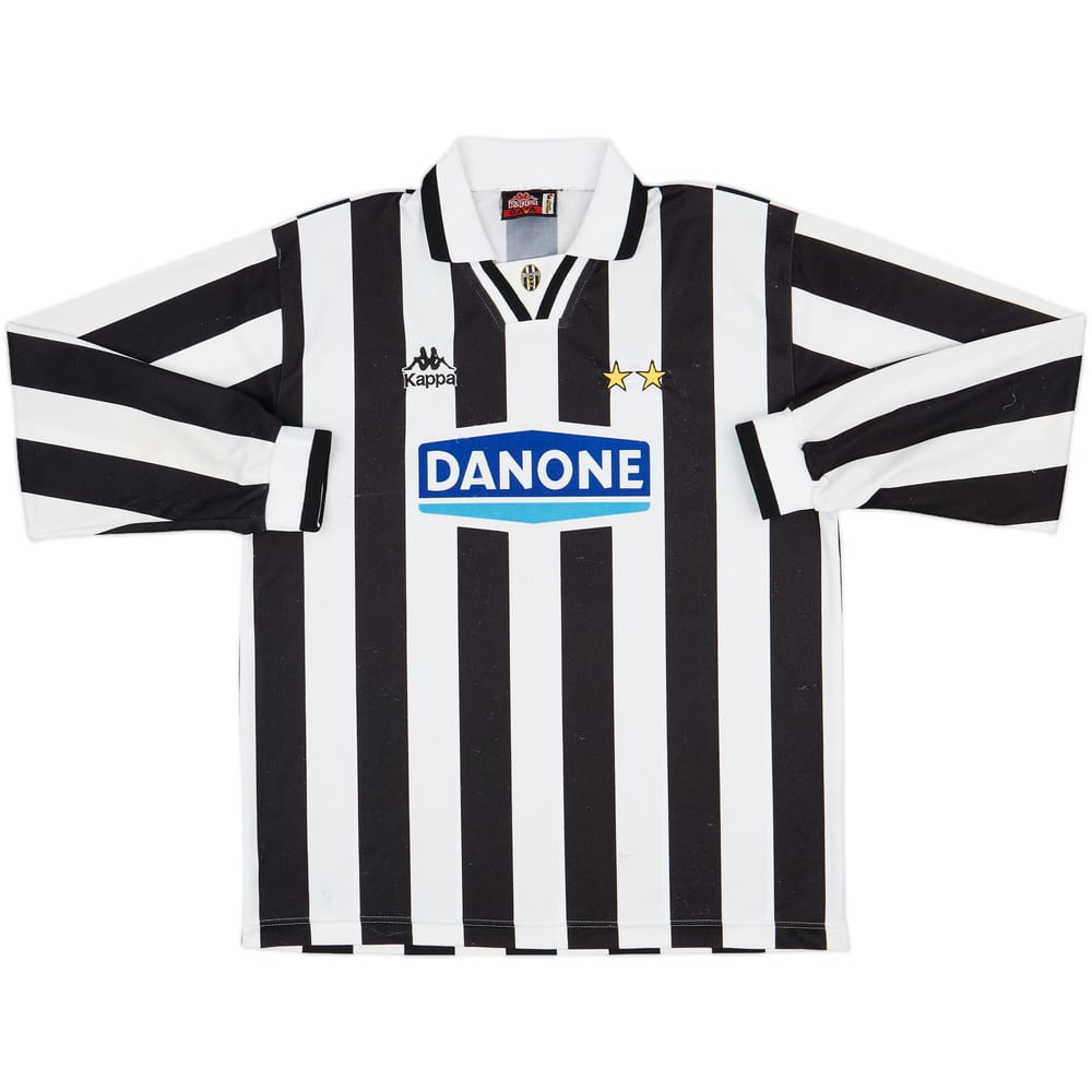 1994-95 Juventus Home L/S Shirt - 7/10 - (L)