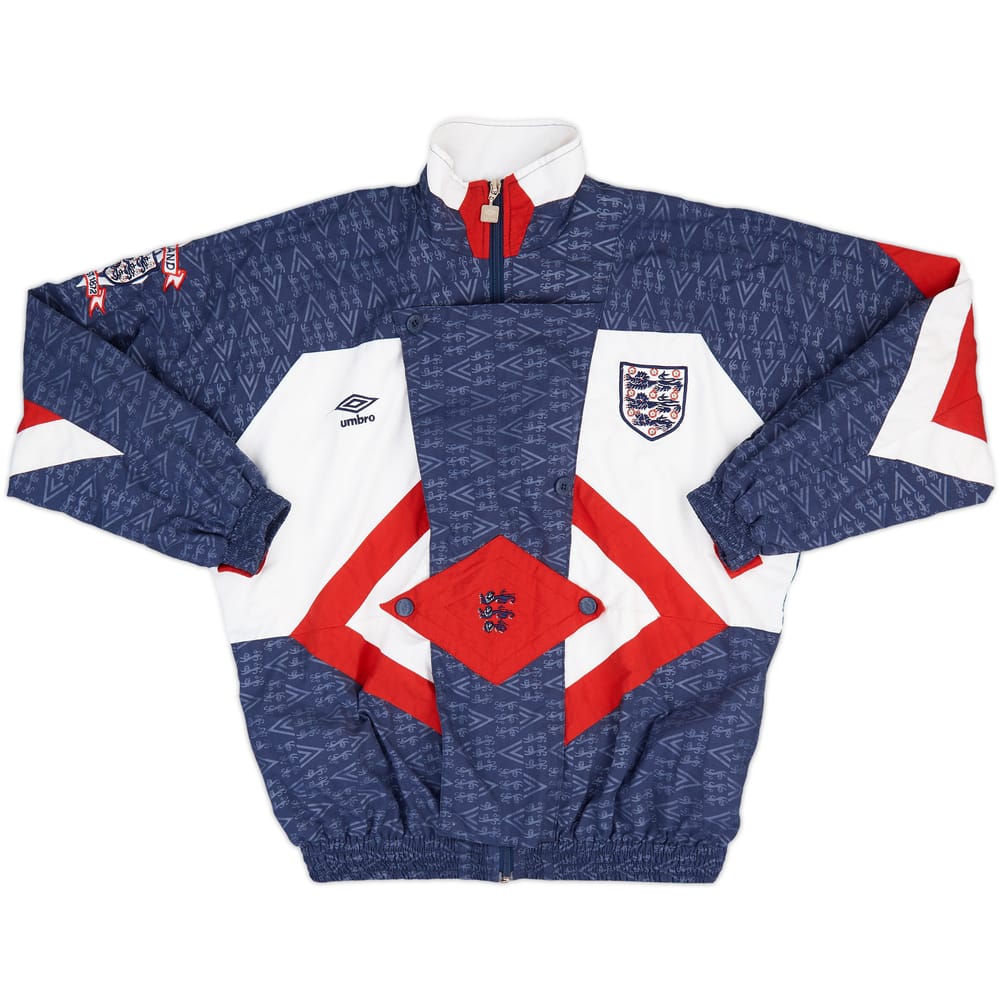1994-96 England Umbro Track Jacket - 9/10 - (L.Boys)