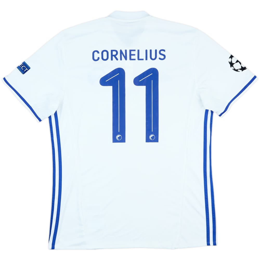 2016-17 FC Copenhagen Match Issue Champions League Home Shirt Cornelius #11