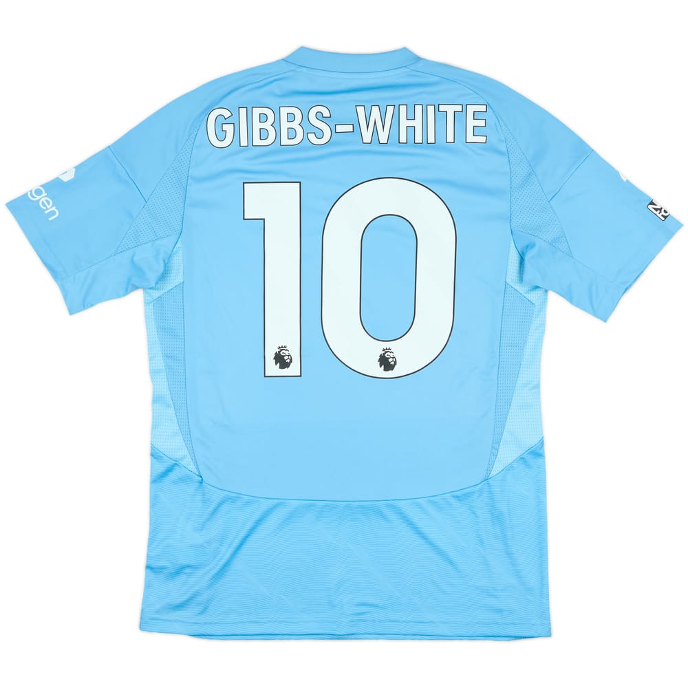 2024-25 Nottingham Forest Match Issue Third Shirt Gibbs-White #10