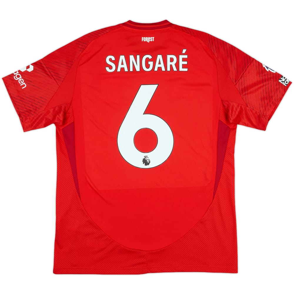 2024-25 Nottingham Forest Match Issue Home Shirt Sangare #6